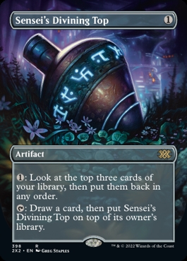 Sensei's Divining Top Double Masters 2022 Alternate Art
